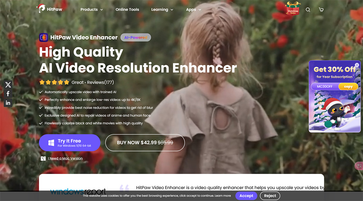 HitPaw Video Enhancer_好用的视频修复增强工具