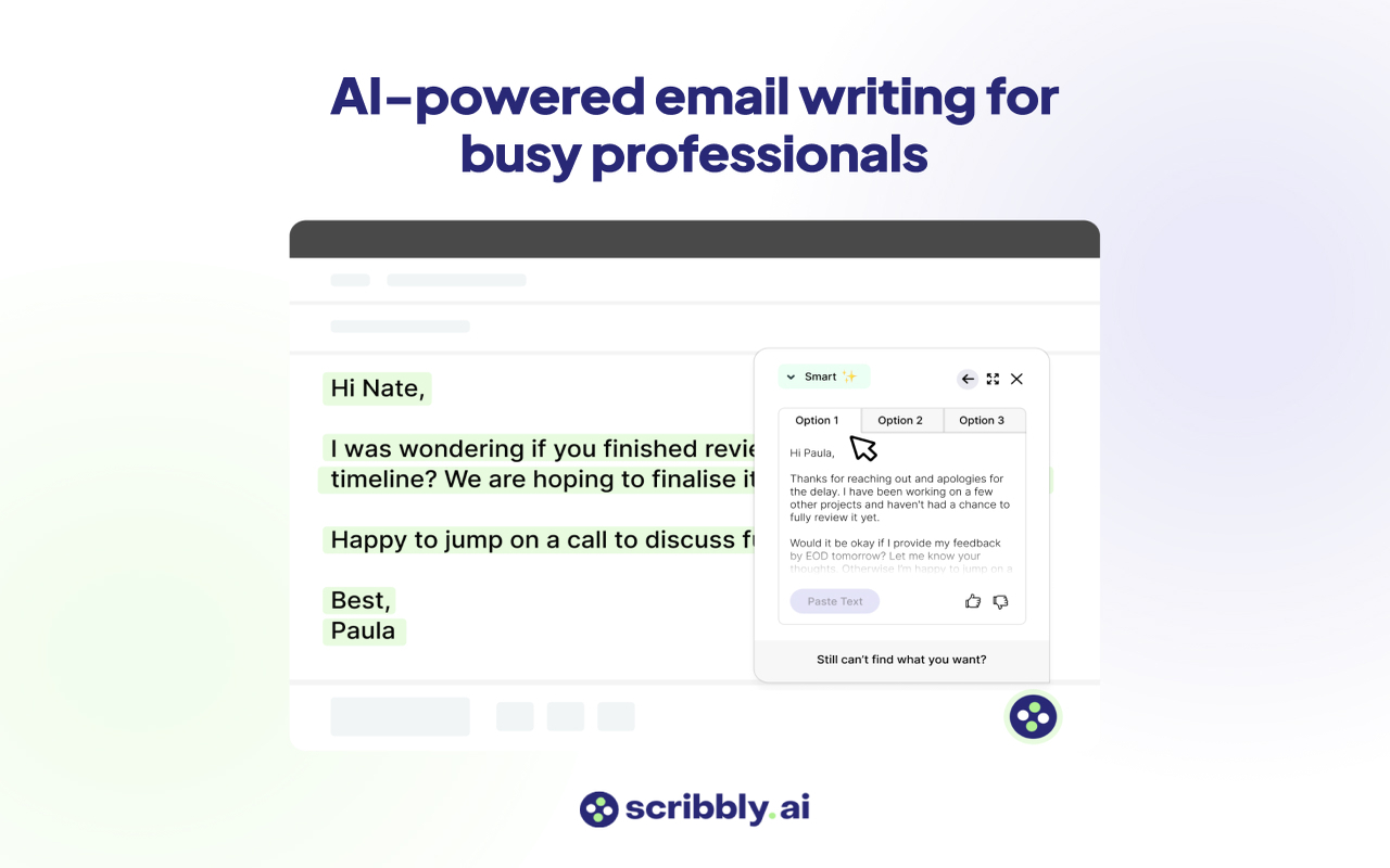 Scribbly AI：ChatGPT电子邮件助手