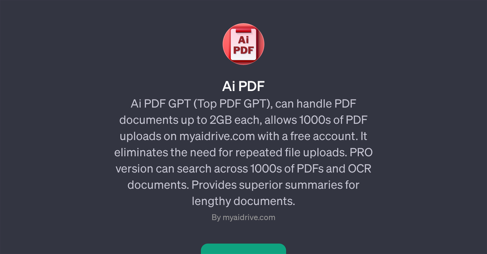 Ai PDF：有效处理PDF大文件