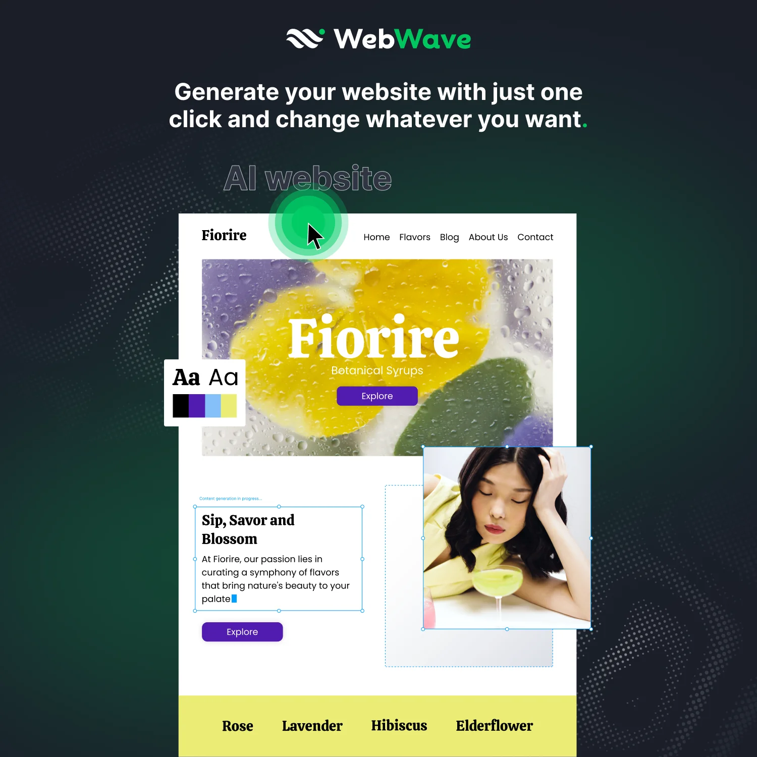WebWave AI：AI网站建设生成工具