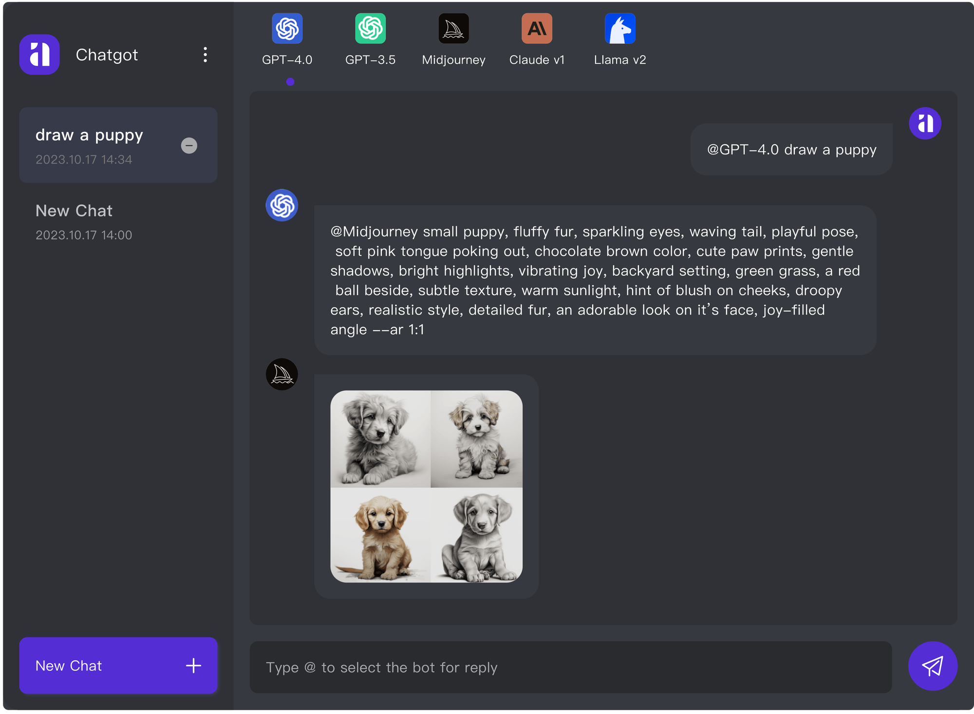 Chatgot.io：整合多个AI聊天助手