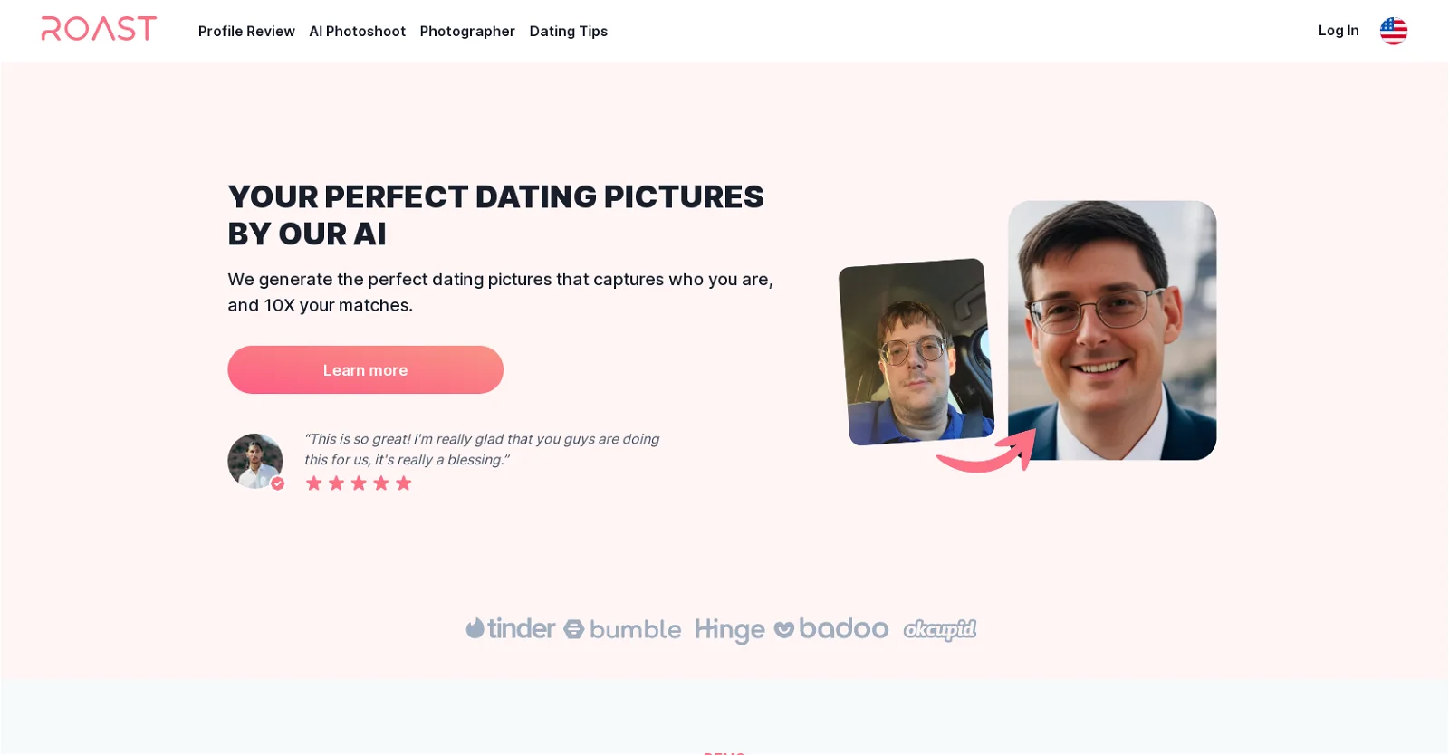 Roast Dating：AI生成的约会资料