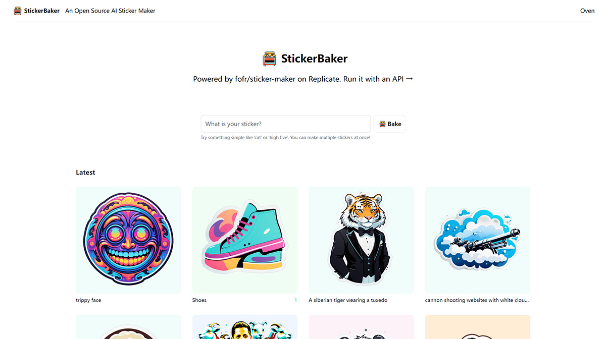 StickerBaker：开源AI贴纸制作工具