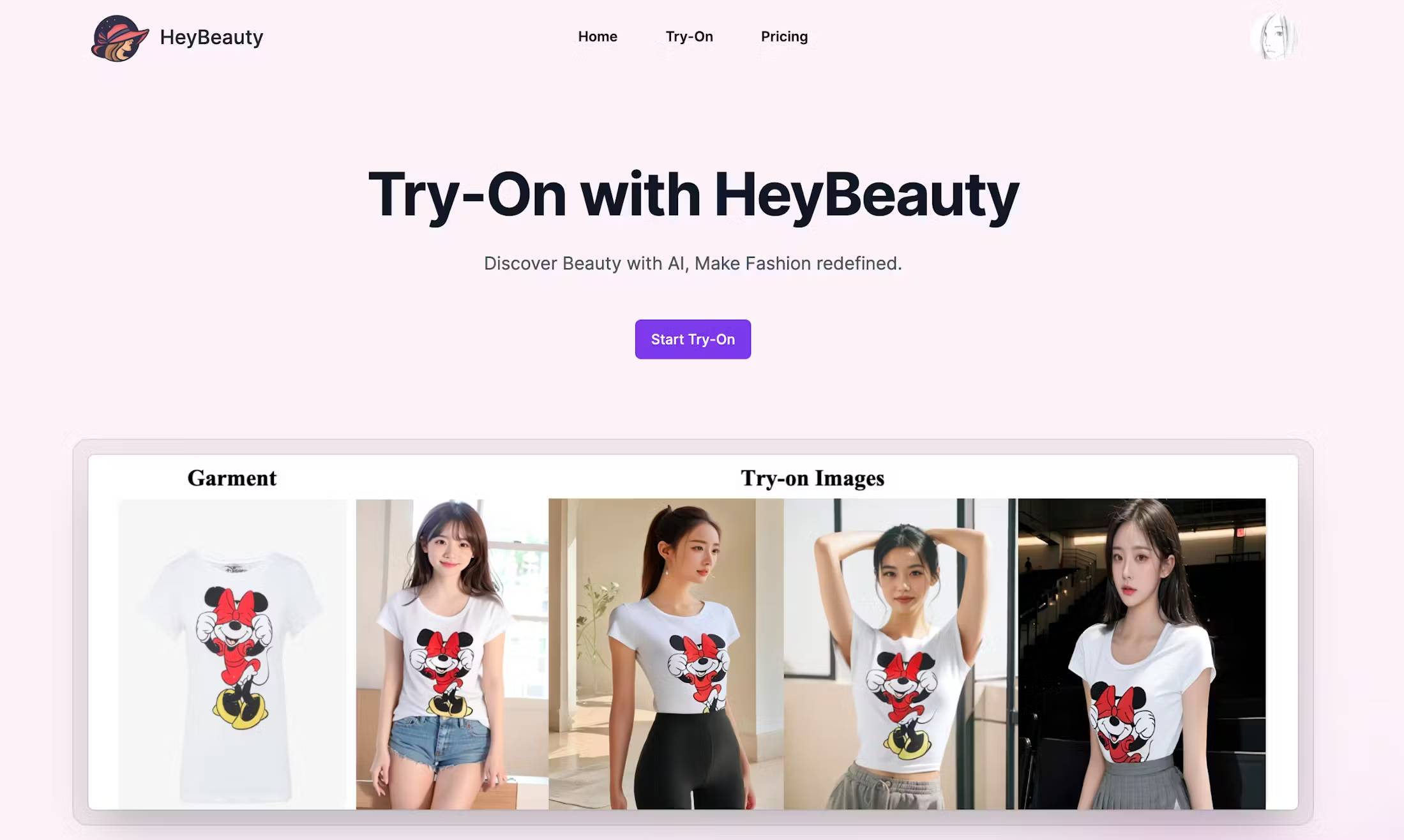 HeyBeauty AI:人工智能驱动的虚拟试穿应用程序