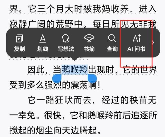 AI问书:微信读书平台上的一项新功能