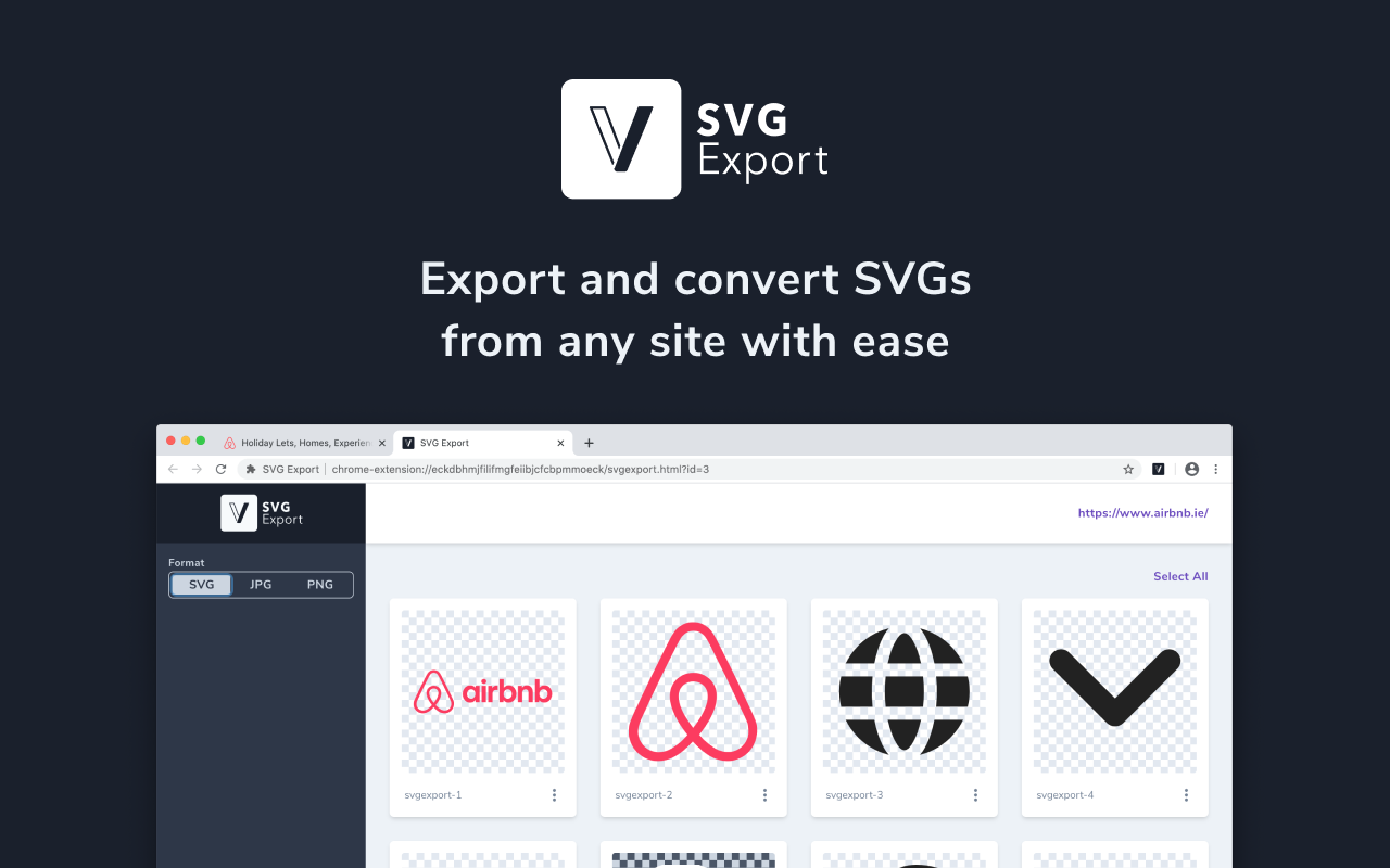SVG Export：轻松从任何网站下载SVG